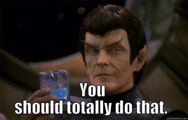 Brexit Romulan -  YOU SHOULD TOTALLY DO THAT.  Misc