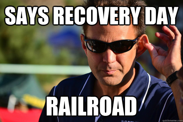 Says recovery day RailRoad  Good Guy Glaze