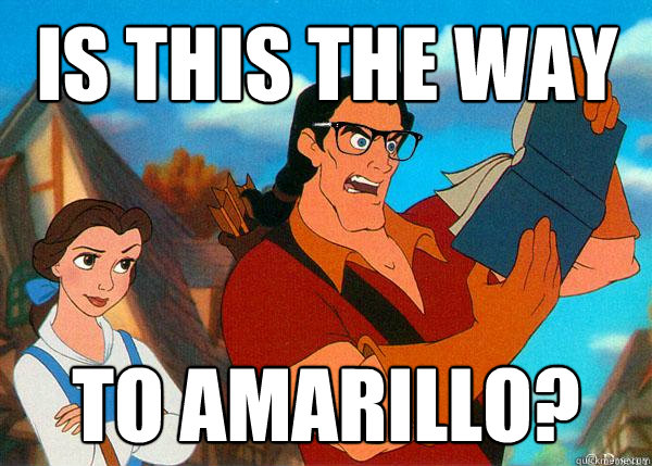 is this the way to amarillo?  Hipster Gaston 2