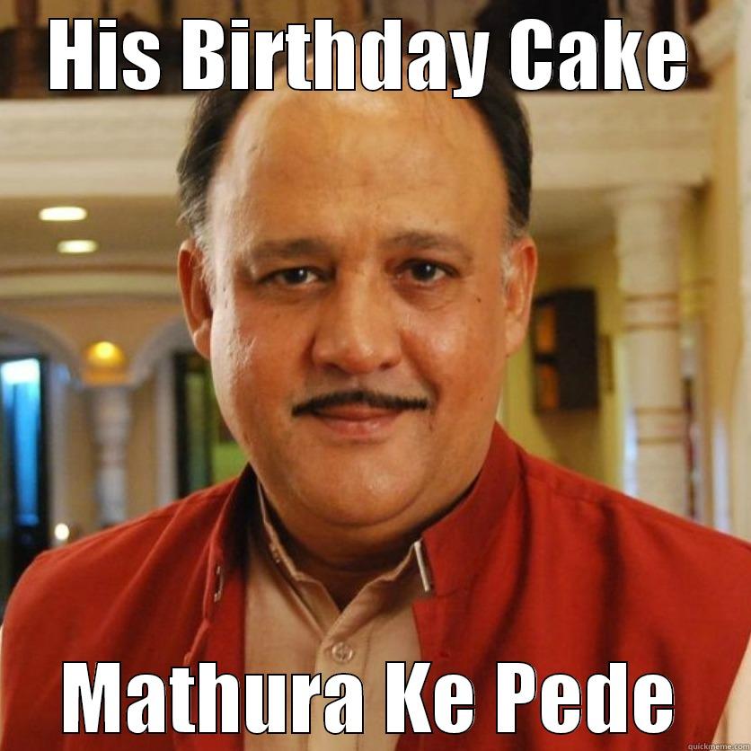 Babuji ka budday! - HIS BIRTHDAY CAKE MATHURA KE PEDE Misc