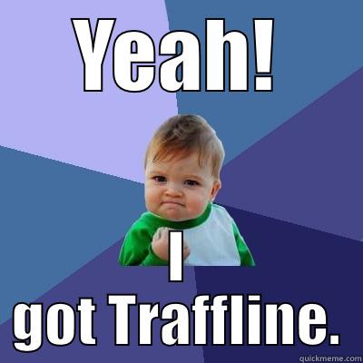 Happiness is when u get traffline - YEAH! I GOT TRAFFLINE. Success Kid