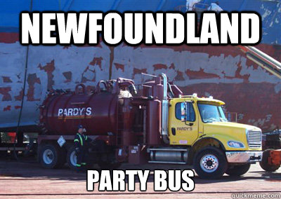 newfoundland party bus - newfoundland party bus  newfie party bus