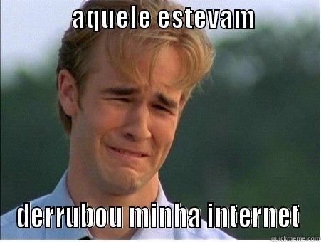               AQUELE ESTEVAM               DERRUBOU MINHA INTERNET 1990s Problems