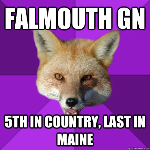 FAlmouth GN 5th in country, last in Maine - FAlmouth GN 5th in country, last in Maine  Forensics Fox