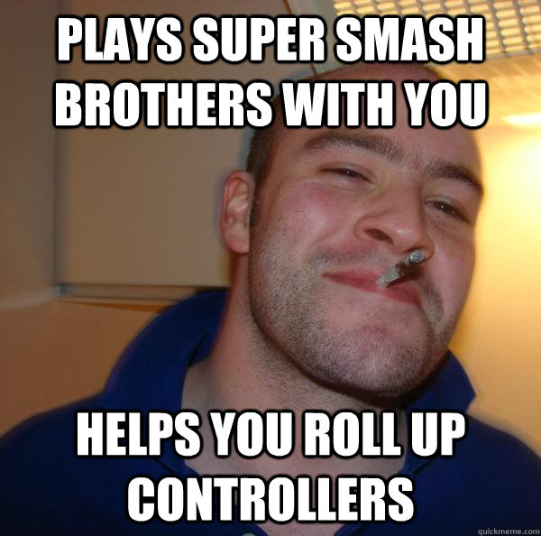 Plays super smash brothers with you helps you roll up controllers - Plays super smash brothers with you helps you roll up controllers  Misc