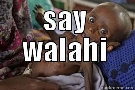 say walhi - SAY WALAHI  Ordinary Muslim Man