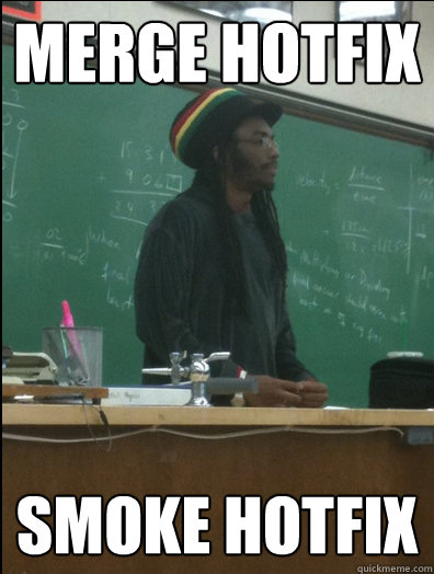 merge hotfix smoke hotfix
  Rasta Science Teacher