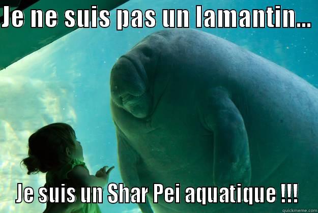 JE NE SUIS PAS UN LAMANTIN...  JE SUIS UN SHAR PEI AQUATIQUE !!! Overlord Manatee