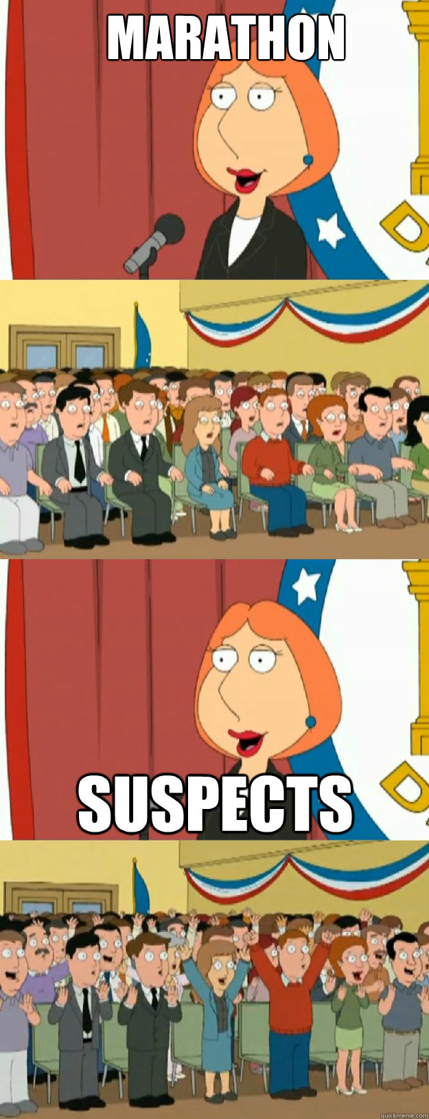 marathon suspects - marathon suspects  Lois Griffin