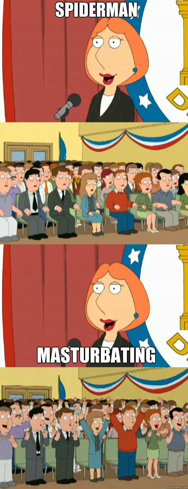 Spiderman Masturbating   Lois Griffin