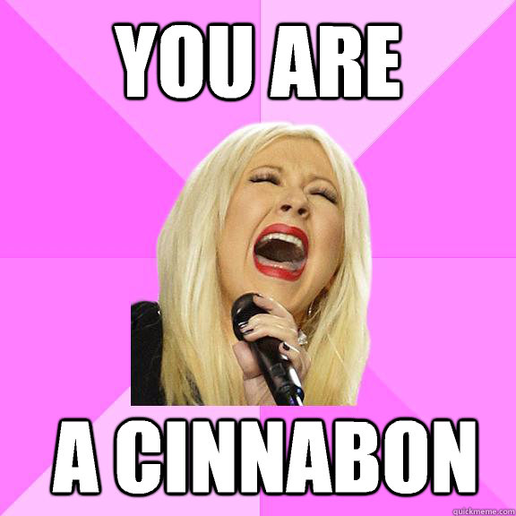 You are  A cinnabon  Wrong Lyrics Christina