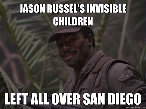 Jason Russel's Invisible Children Left all over San Diego  Kony