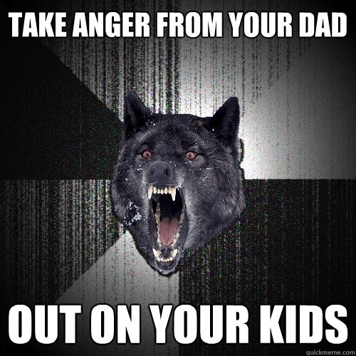 TAKE ANGER FROM YOUR DAD OUT ON YOUR KIDS  Insanity Wolf