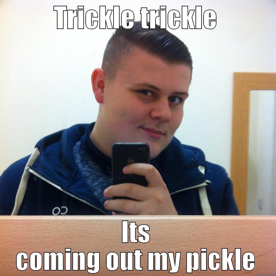 TRICKLE TRICKLE ITS COMING OUT MY PICKLE Misc