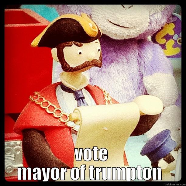  VOTE MAYOR OF TRUMPTON  Misc