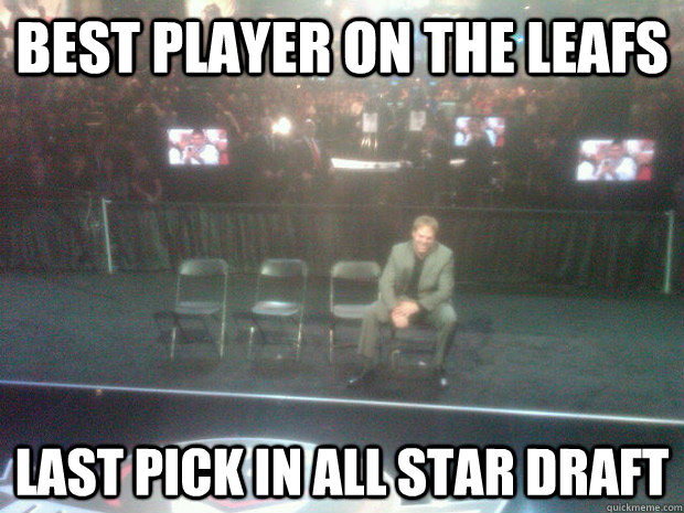 Best player on the leafs last pick in all star draft - Best player on the leafs last pick in all star draft  Last pick kessel