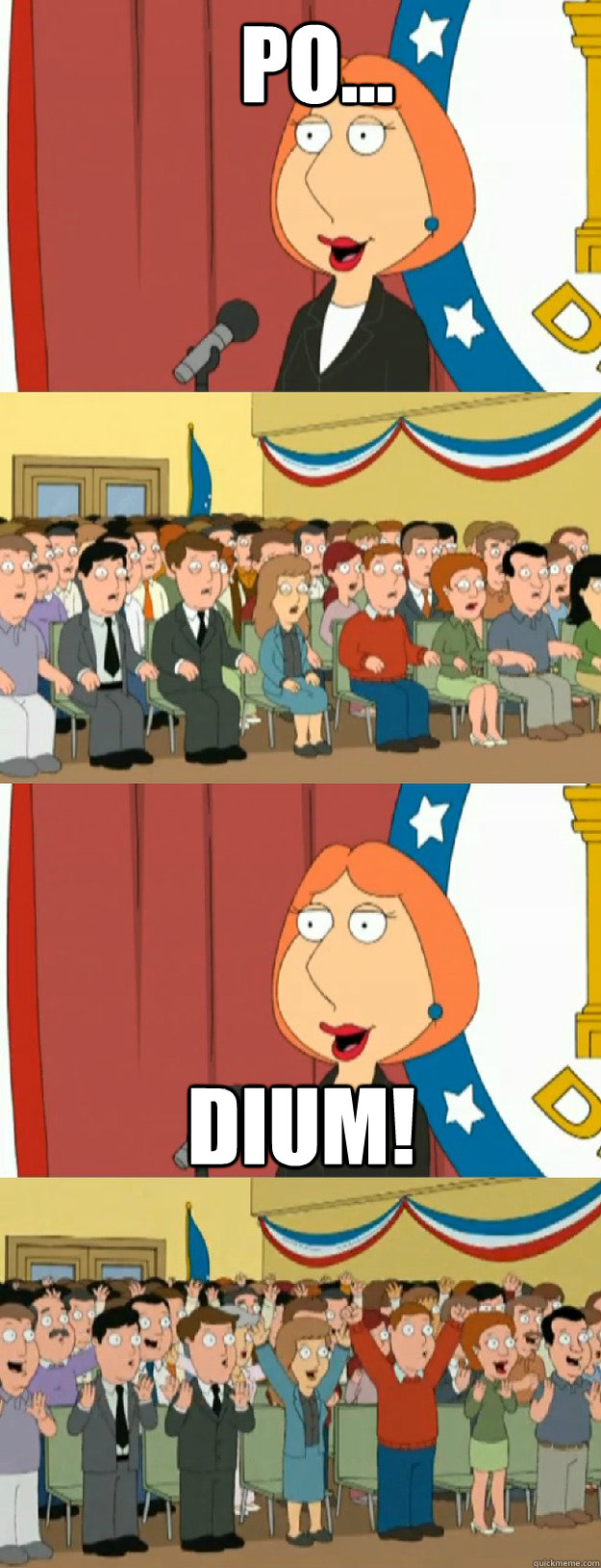 po... dium!  Lois Griffin