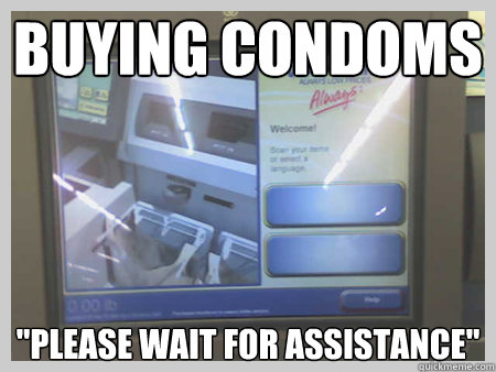 Buying condoms 