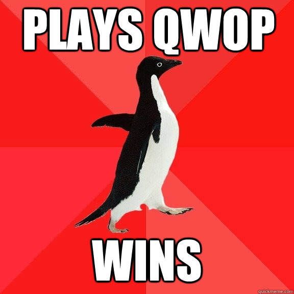 plays qwop wins  Socially Awesome Penguin