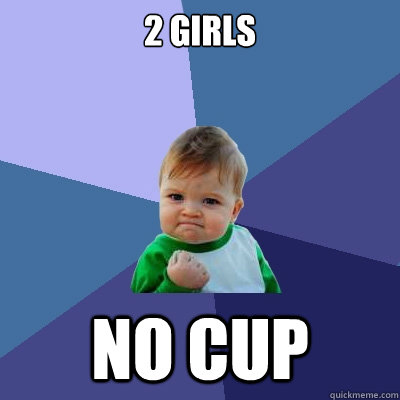 2 girls no cup  Success Kid