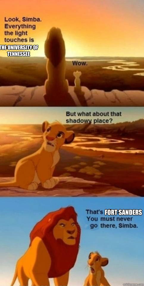 The University of Tennessee Fort Sanders    Everything the Light Touches