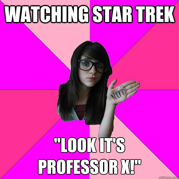 watching star trek 