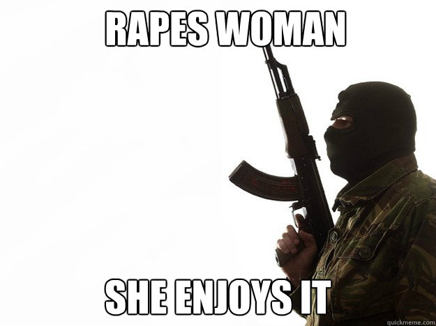 rapes woman she enjoys it  