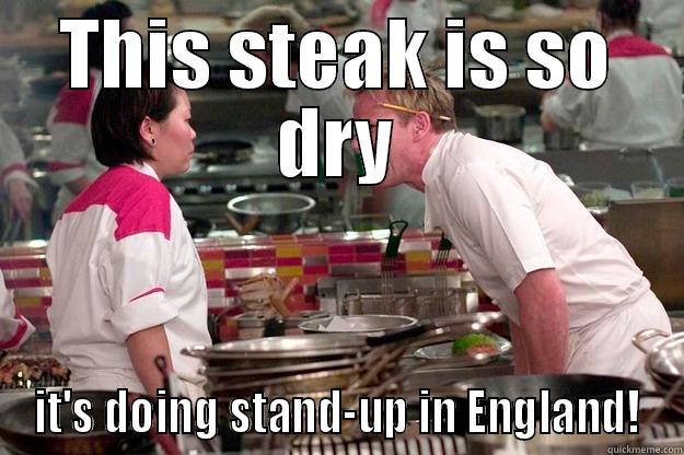 THIS STEAK IS SO DRY IT'S DOING STAND-UP IN ENGLAND! Gordon Ramsay