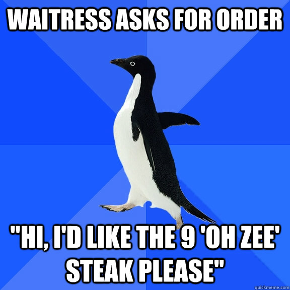 Waitress Asks for order 