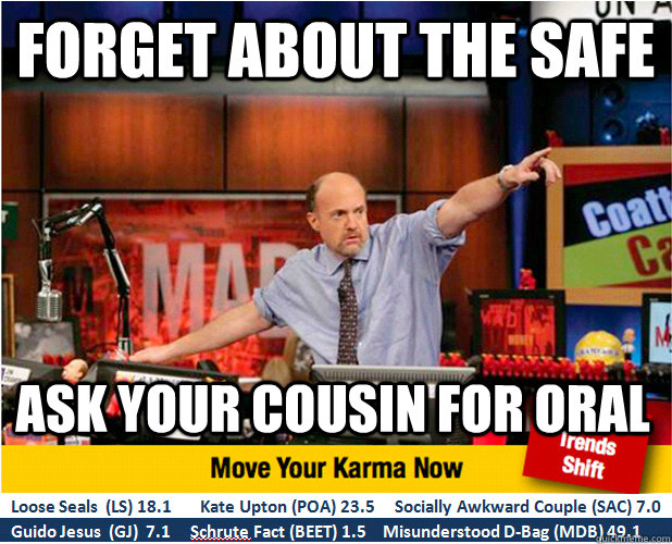 Forget about the safe Ask your cousin for oral  Jim Kramer with updated ticker