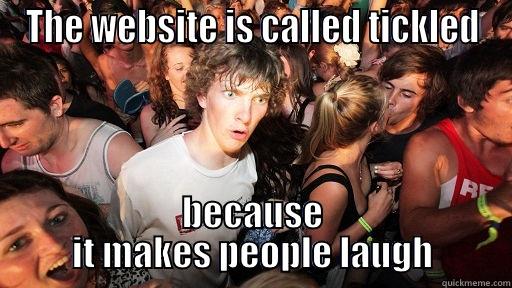 The Meaning of Tickld - THE WEBSITE IS CALLED TICKLED BECAUSE IT MAKES PEOPLE LAUGH Sudden Clarity Clarence