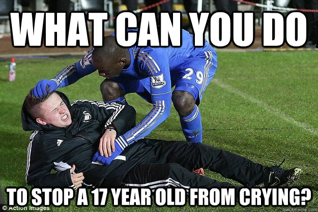What can you do To stop a 17 year old from crying? - What can you do To stop a 17 year old from crying?  Hazard