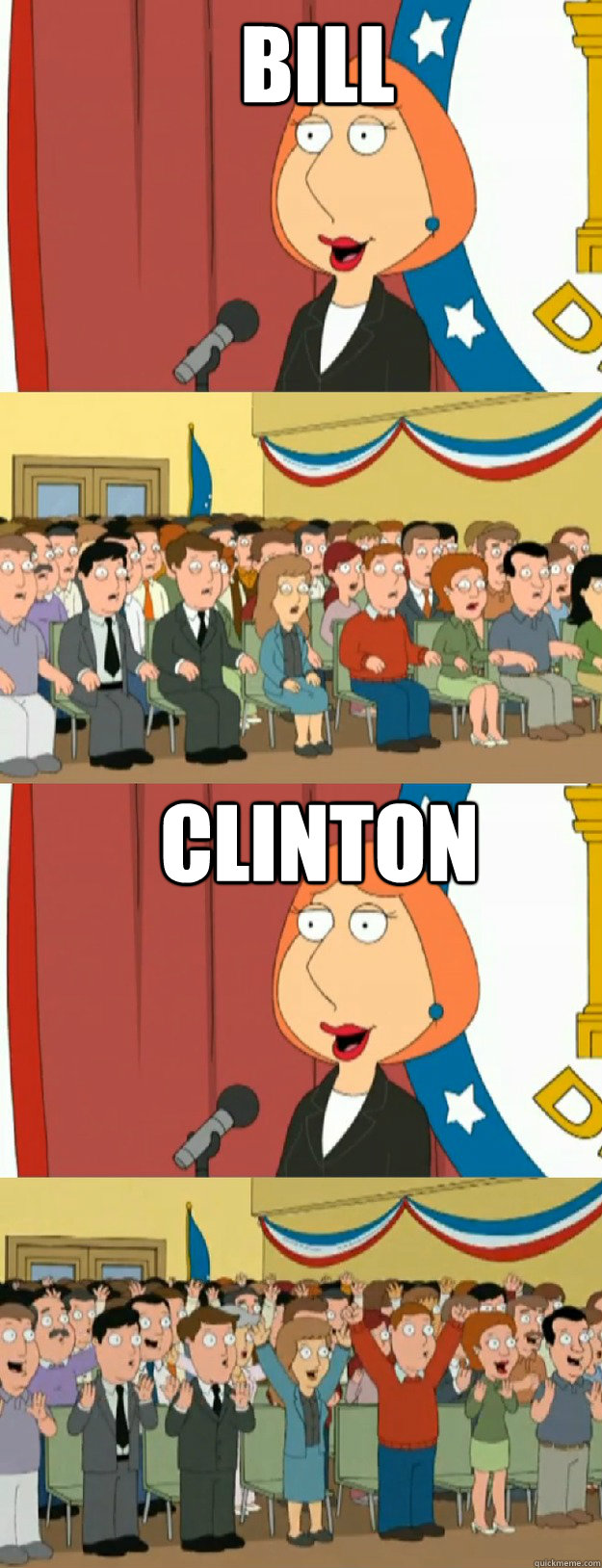 bill clinton  Lois Griffin