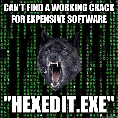 can't find a working crack for expensive software 