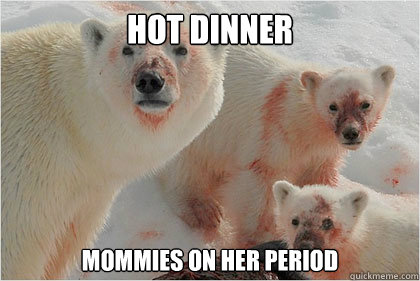 Hot Dinner Mommies on her period  Bad News Bears