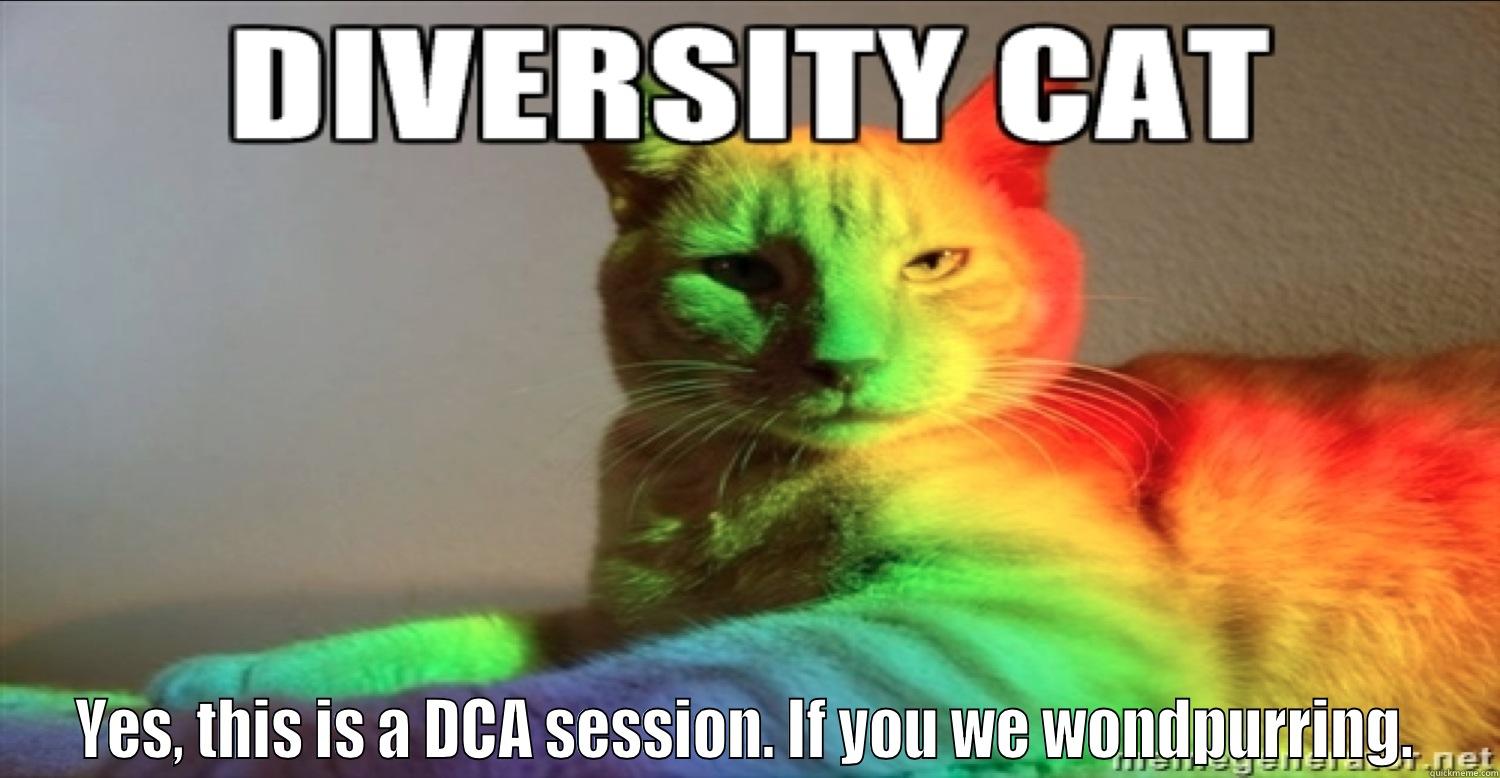  YES, THIS IS A DCA SESSION. IF YOU WE WONDPURRING. Misc