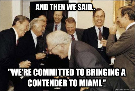 And then we said.. 