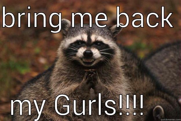 BRING ME BACK  MY GURLS!!!!    Evil Plotting Raccoon