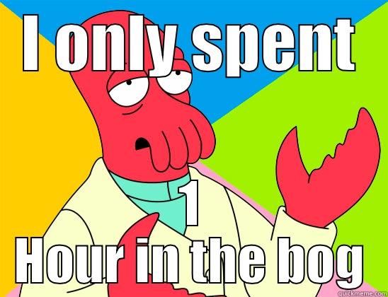 bog burn - I ONLY SPENT 1 HOUR IN THE BOG Futurama Zoidberg 