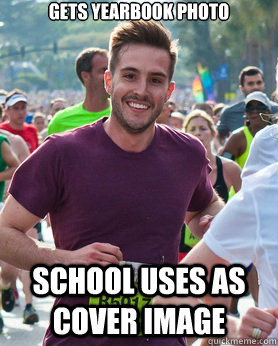 Gets Yearbook photo School uses as cover image  Ridiculously photogenic guy