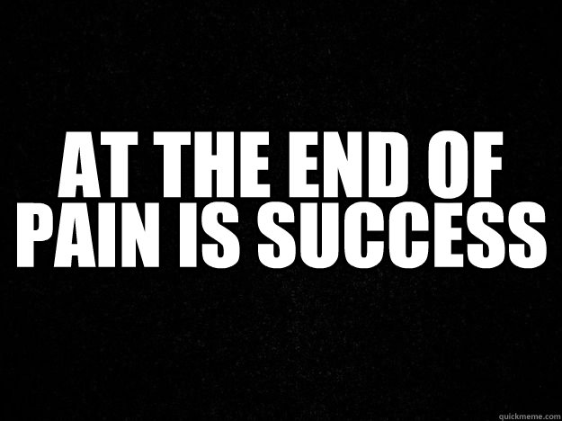 AT THE END OF PAIN IS SUCCESS - AT THE END OF PAIN IS SUCCESS  Misc