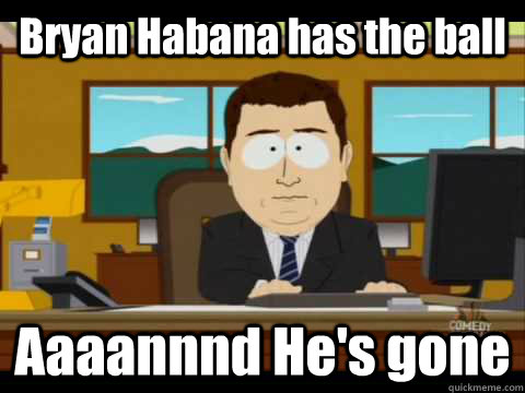 Bryan Habana has the ball Aaaannnd He's gone - Bryan Habana has the ball Aaaannnd He's gone  Aaand its gone