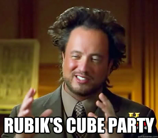  Rubik's cube party   Ancient Aliens