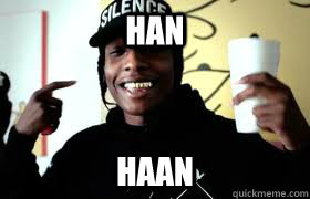 han haan  ASAP Rocky