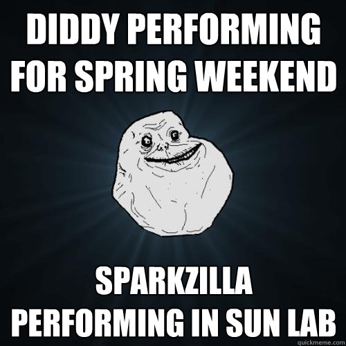 Diddy Performing for spring weekend Sparkzilla performing in Sun Lab  Forever Alone