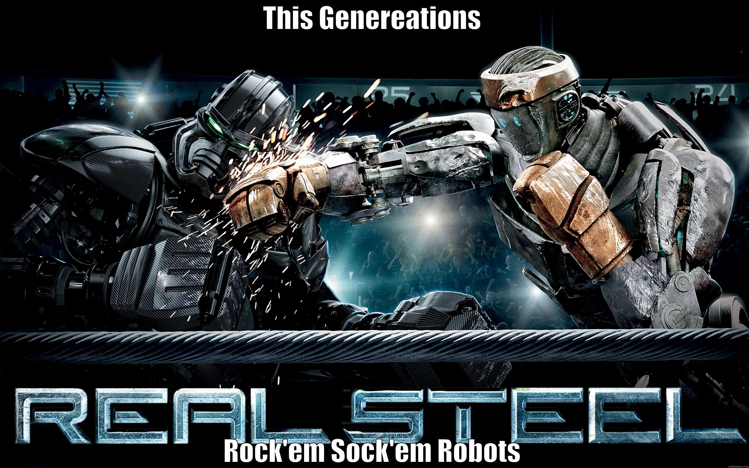 THIS GENEREATIONS ROCK'EM SOCK'EM ROBOTS Misc