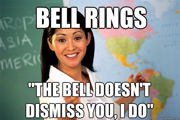 Bell rings 