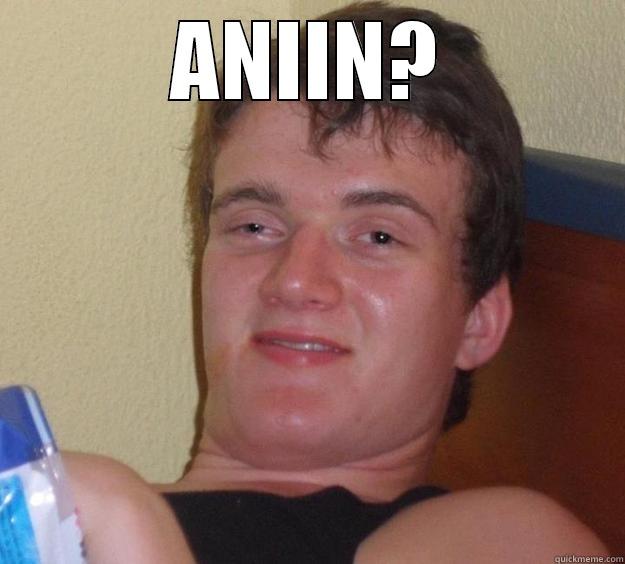 NAH I'M GOOD. - ANIIN?  10 Guy