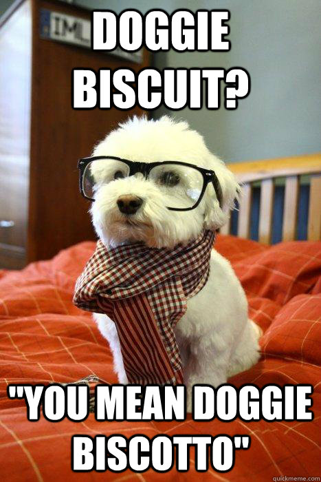 Doggie biscuit?  