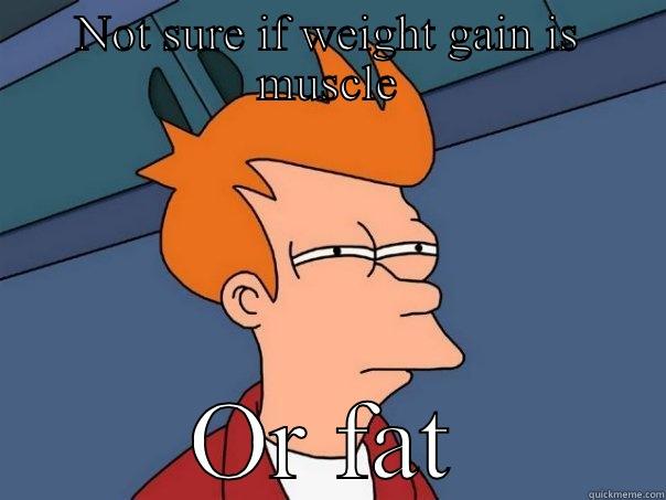 NOT SURE IF WEIGHT GAIN IS MUSCLE OR FAT Futurama Fry